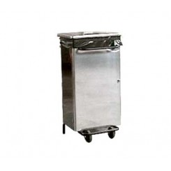 STAINLESS STEEL RECTANGULAR WASTE COLLECTION LT 90