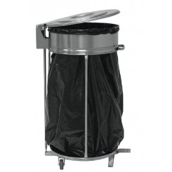 STAINLESS STEEL WASTE COLLECTION TROLLEY LT90