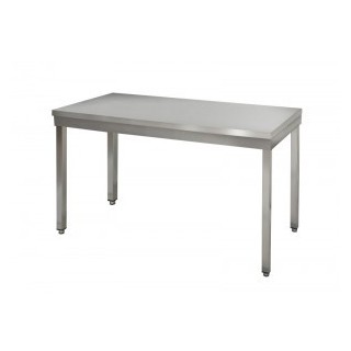 tavolo smontabile  p600 gamba quadra inox s/alzatina