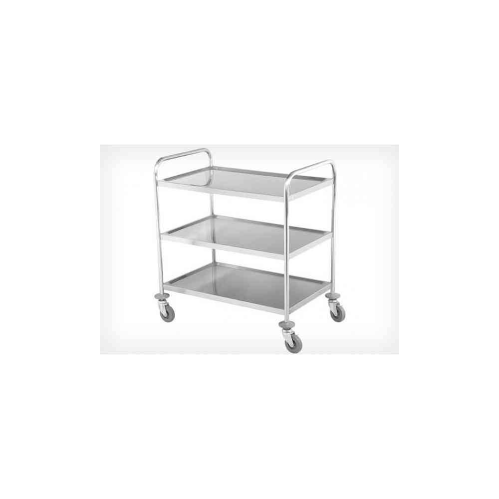 P600 STAINLESS STEEL 3 FLOOR SERVICE TROLLEY P600 STAINLESS STEEL 3 FLOOR SERVICE TROLLEY