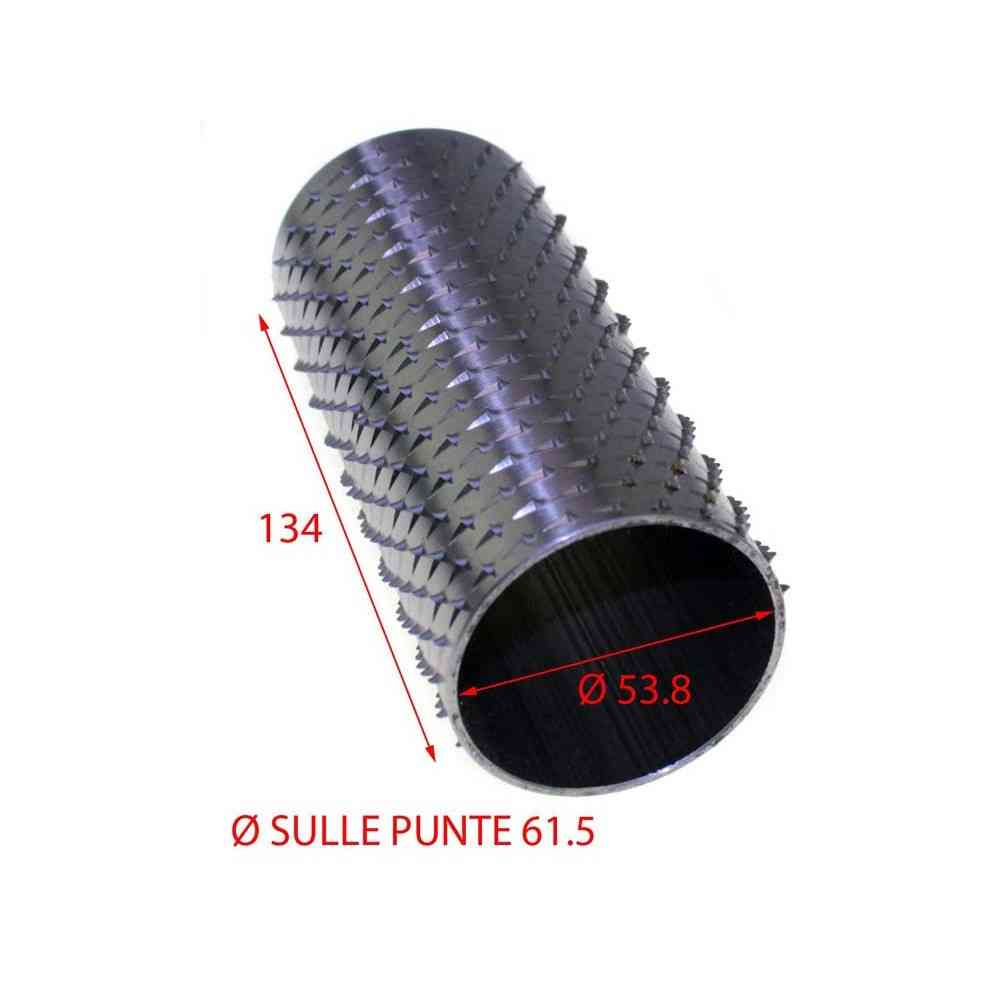 STAINLESS STEEL GRATER ROLL DIM. 61.5 X 134