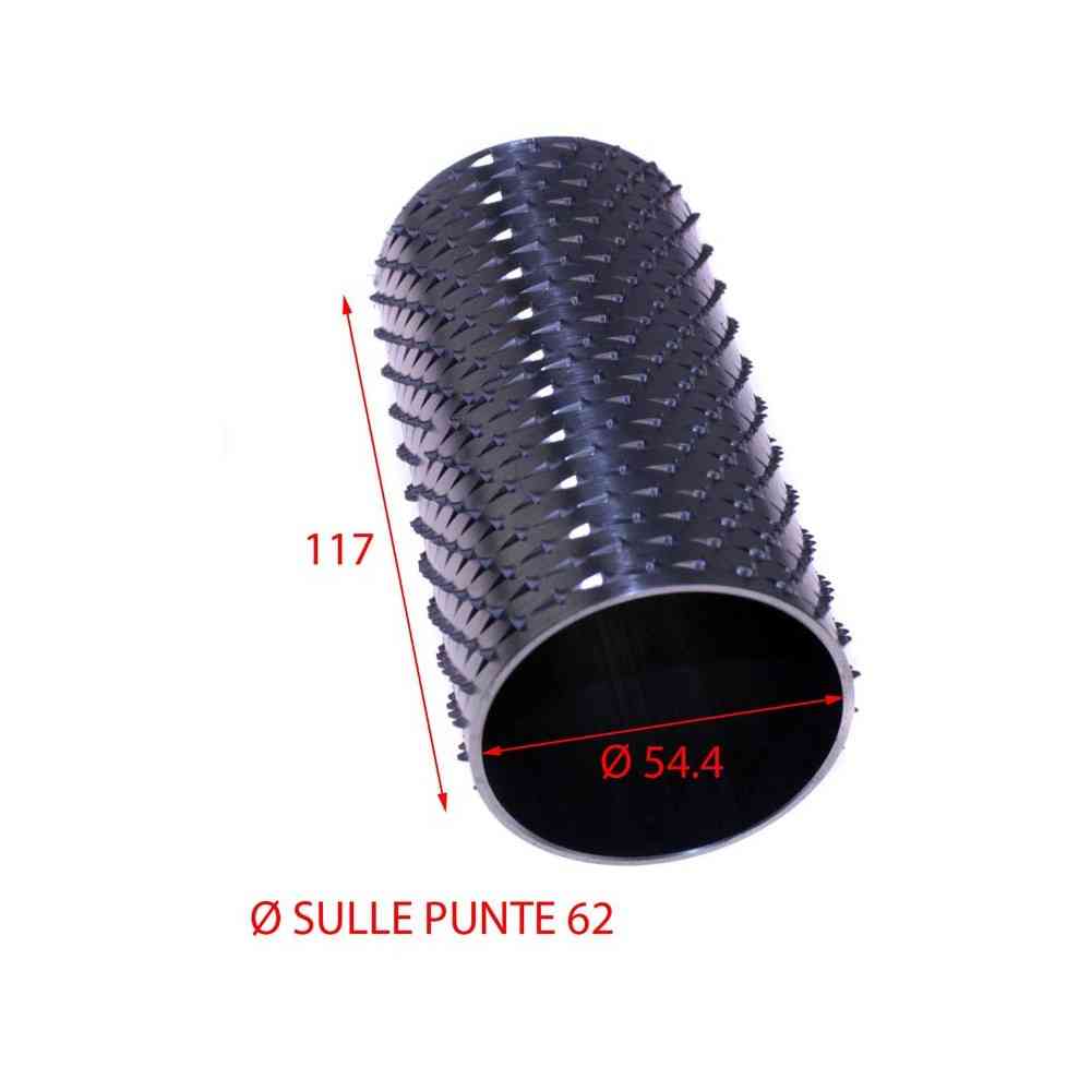 RULLO GRATTUGIA 62 X 117 INOX RULLO GRATTUGIA 62 X 117 INOX