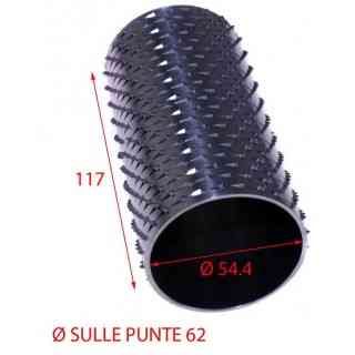 rullo per grattugia 62 x 117 in acciaio inox