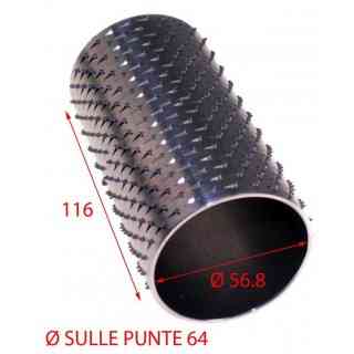 stainless steel 64 x 116 grater roller