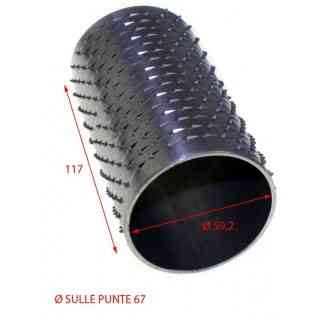 67 x 117 stainless steel grater roller