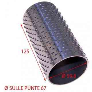 stainless steel 67 x 125 grater roller