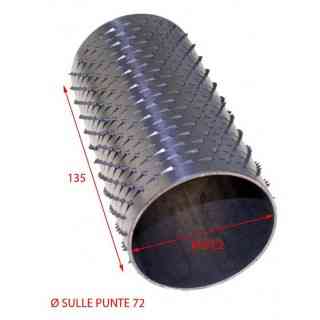 72 x 135 stainless steel grater roller