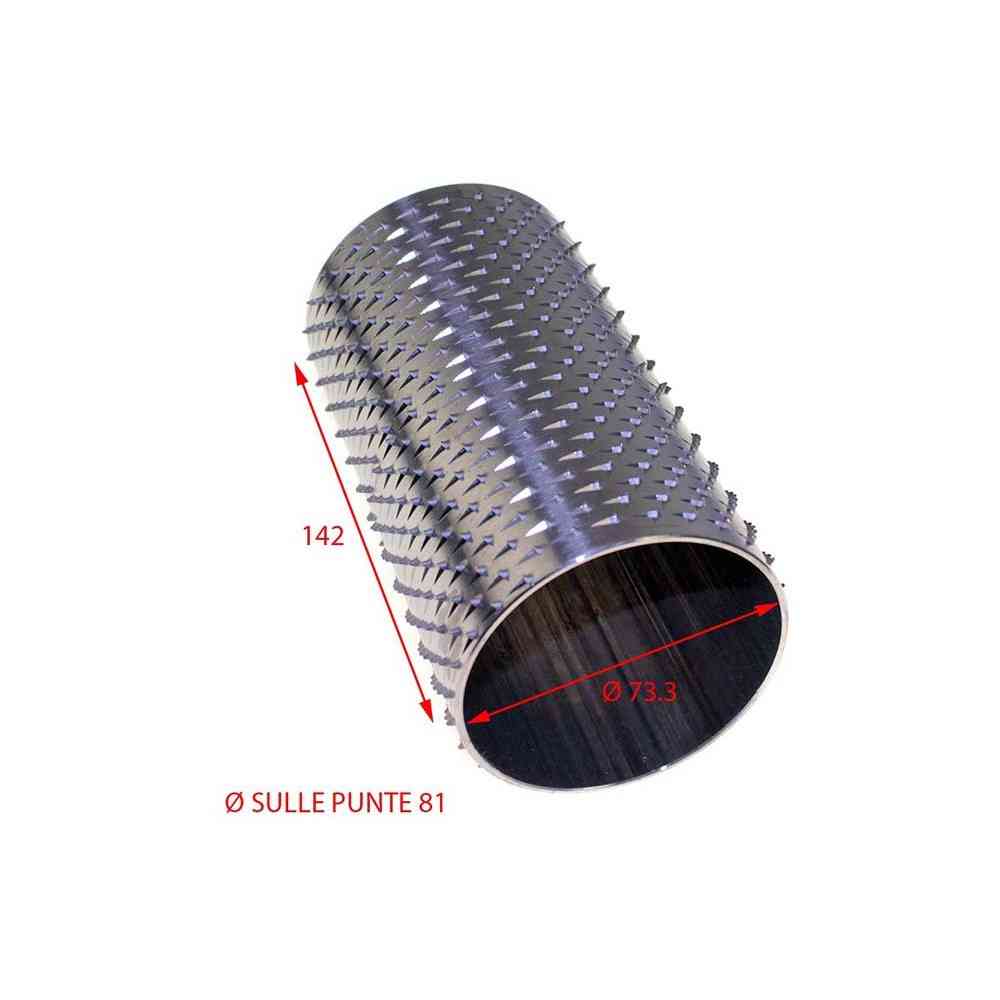 RULLO GRATTUGIA 81 X 142 INOX RULLO GRATTUGIA 81 X 142 INOX