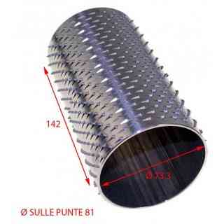 stainless steel 81 x 142 grater roller
