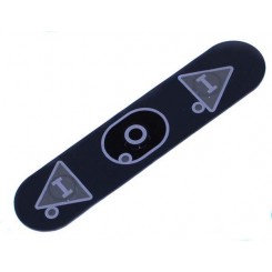 ADHESIVE PLATE FOR SIRMAN 3-BUTTON PANEL