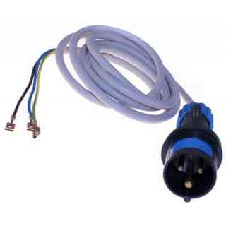 2 meters cable with 230v 16a ce plug