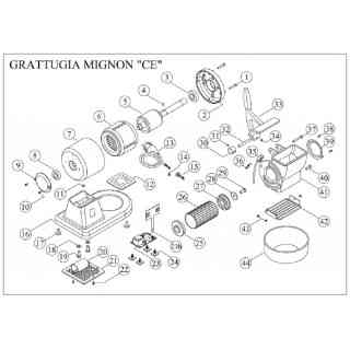 ( 7 ) carcassa motore