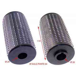 (ref. 38 + 40 + 41) roller for vip grater 8g / 07 cm 11.3