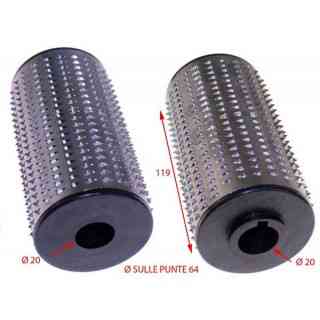 (REF. 39 + 40 + 41) ROLLER FOR GRATT. 8G / 07 cm 11.2