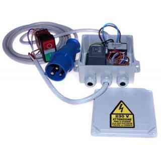 accident prevention card complete with push-button panel and cable with single-phase plug