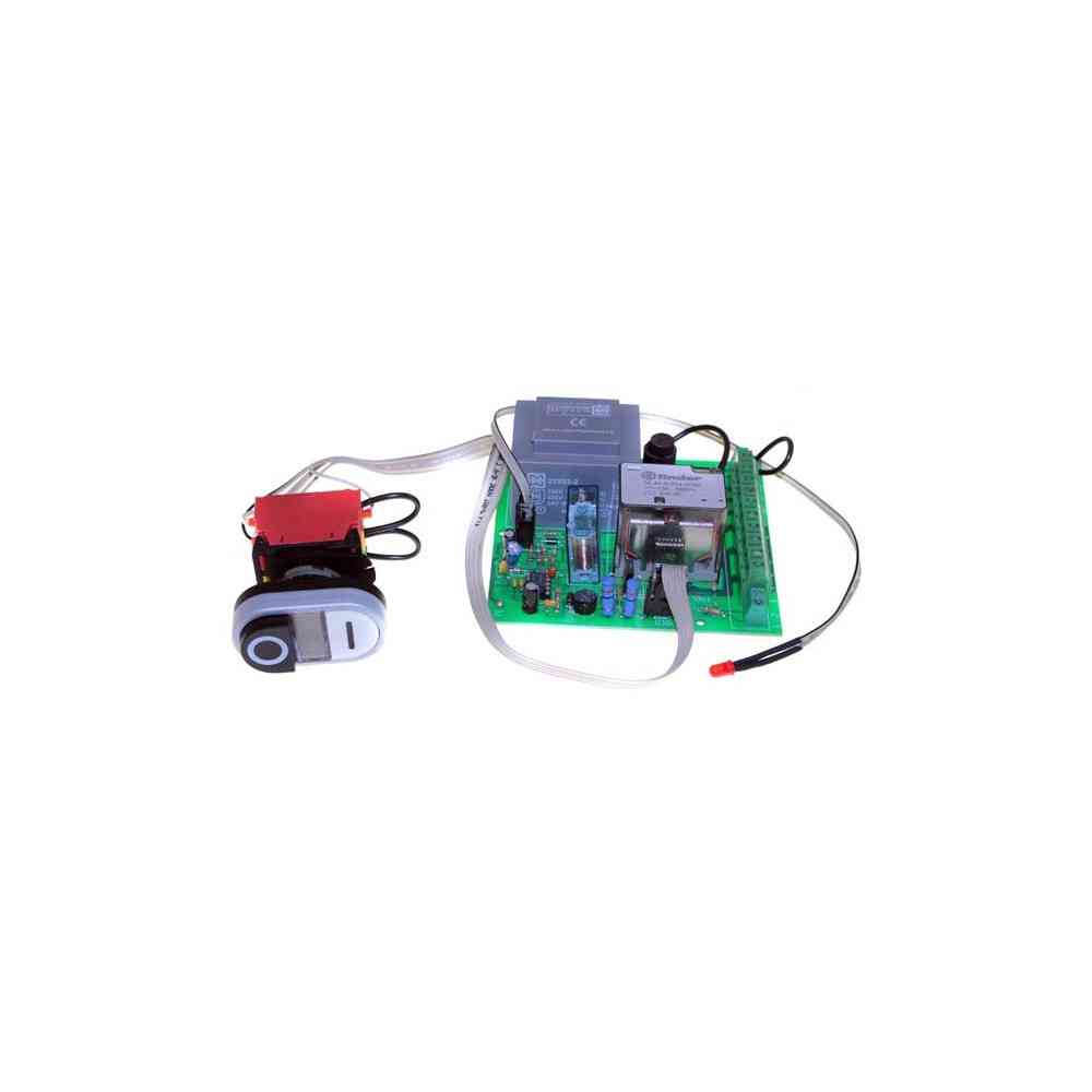 CARD 10921 WITH ERSCE N / B + LED LUMINOUS PUSH BUTTON