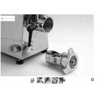 MEAT MINCER TI 12 with three-phase stainless steel casing