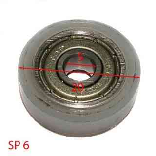 ceg cuscinetto inferiore per barra quadra  bf350 pos. 104 usare cegaff0013 per affettatrice