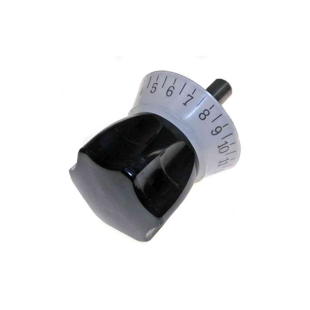 GRADUATED WATCH KNOB WITH PIN DIAMETER 12MM LENGTH 35MM BLACK MASK DIAMETER CLOCK Ø 55 