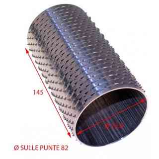 rullo per grattugia 82 x 147 inacciaio inox