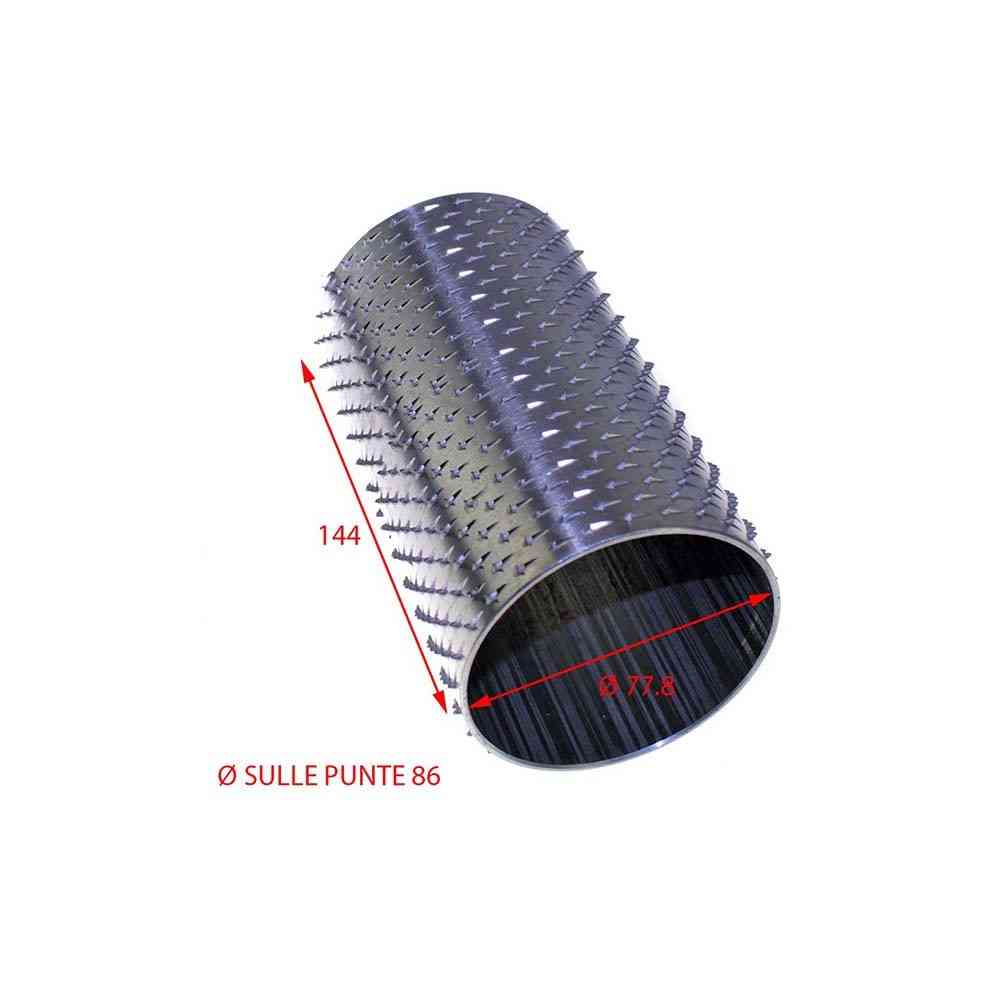 RULLO GRATTUGIA 86 X 144 INOX RULLO GRATTUGIA 86 X 144 INOX