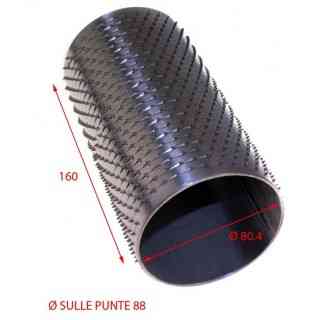 rullo per grattugia 88 x 160 in acciaio  inox