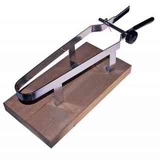 morsella per prosciutto rustica inox base in legno