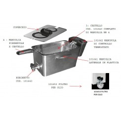 RESISTANCE GROUP FOR FRY FRYER 4L / N