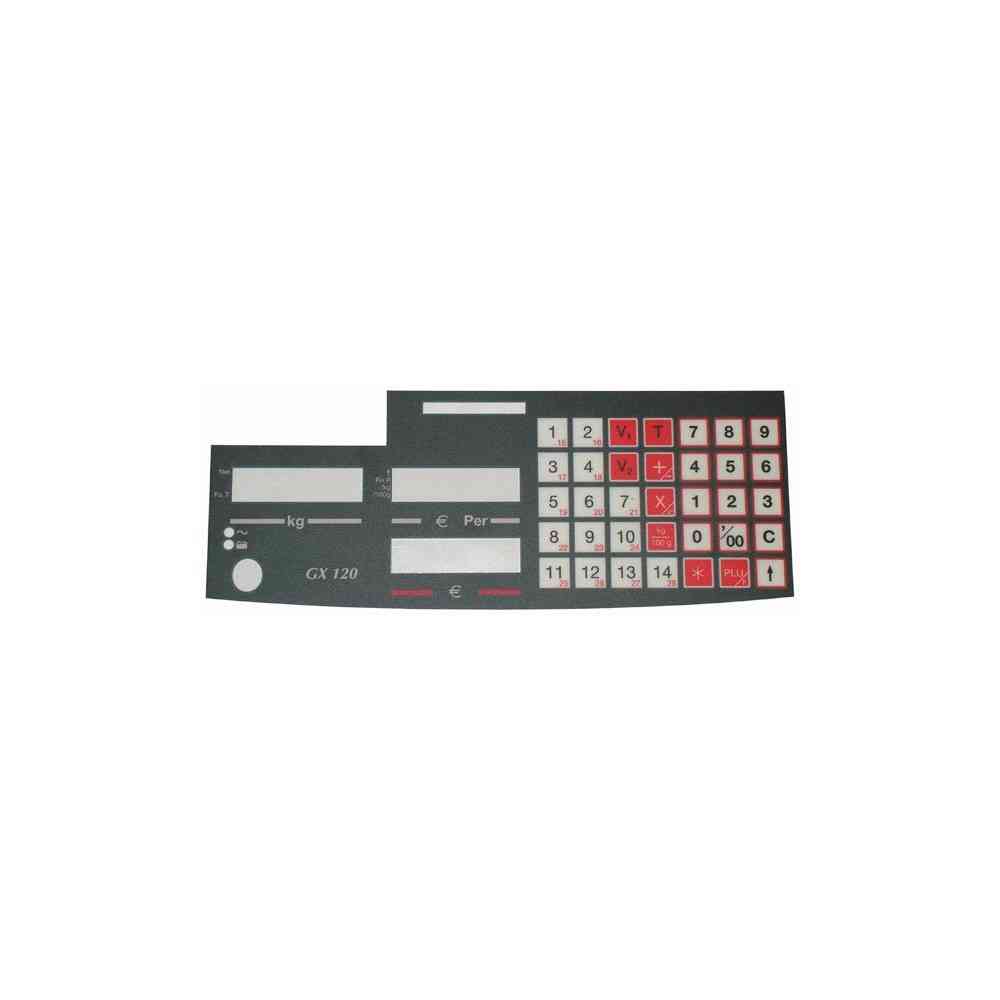 MEMBRANE KEYBOARD (LEATHER ONLY) BERKEL GX 120 2 OP.