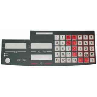 membrane keyboard (skin only) berkel gx 120 2 op.