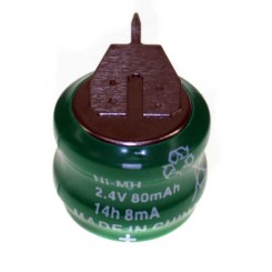 BATTERIA TAMPONE 3.6 V. 80 MAH 3 PIEDINI