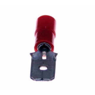 faston capocorda maschio rosso 6.5 mm 50 pezzi