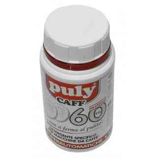 jar of 60 pods puly caf specific detergent for coffee machine