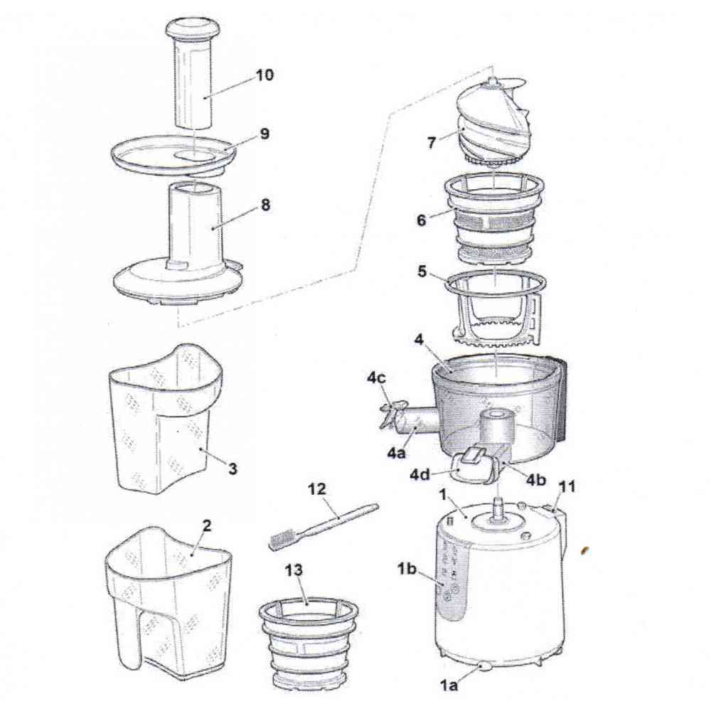Contenitore Raccolta Polpa Per Estrattore Juice Art Plus E Muscle Rgv - 2