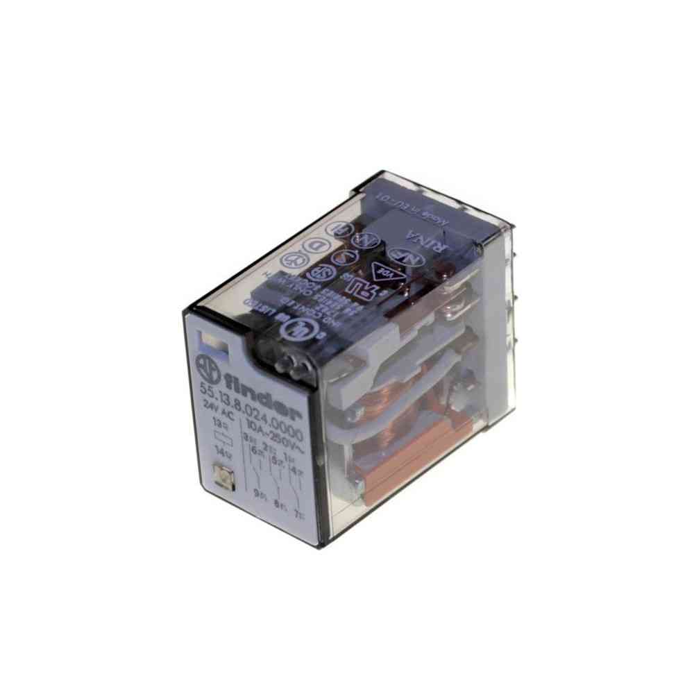 SWITCH RELAY 24V AC FINDER MODEL 55.13