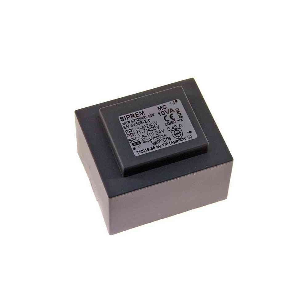 TRANSFORMER 24V MOD. MC 10VA EN61558-2-6