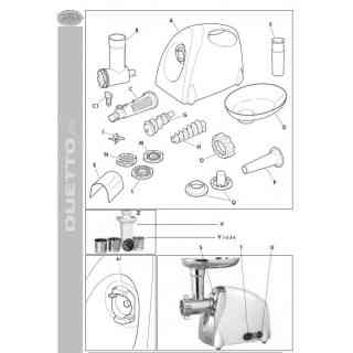 HOPPER TRAY FOR DUET PLUS MEAT DUCT