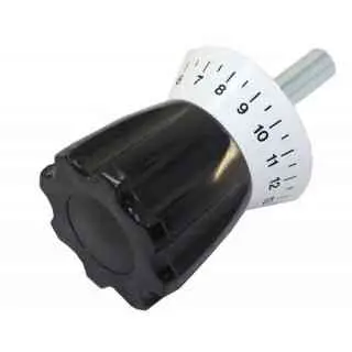 MANOPOLA PERNO D.12 LUNGH.UTILE 43MM  G300 FIMAR E CELME CON DISCO GUIDA