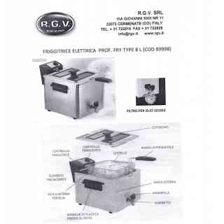 8l fryer basket rgv code 89998