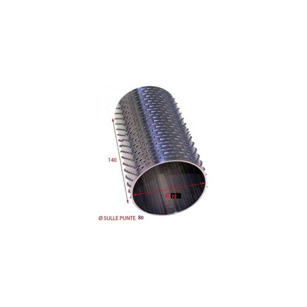 RULLO PER GRATTUGIA 80 X 140 INOX RULLO PER GRATTUGIA 80 X 140 INOX