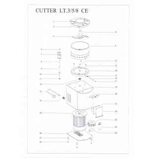 PAIR OF BLADES FOR CUTTER LITERS 3 FAMA