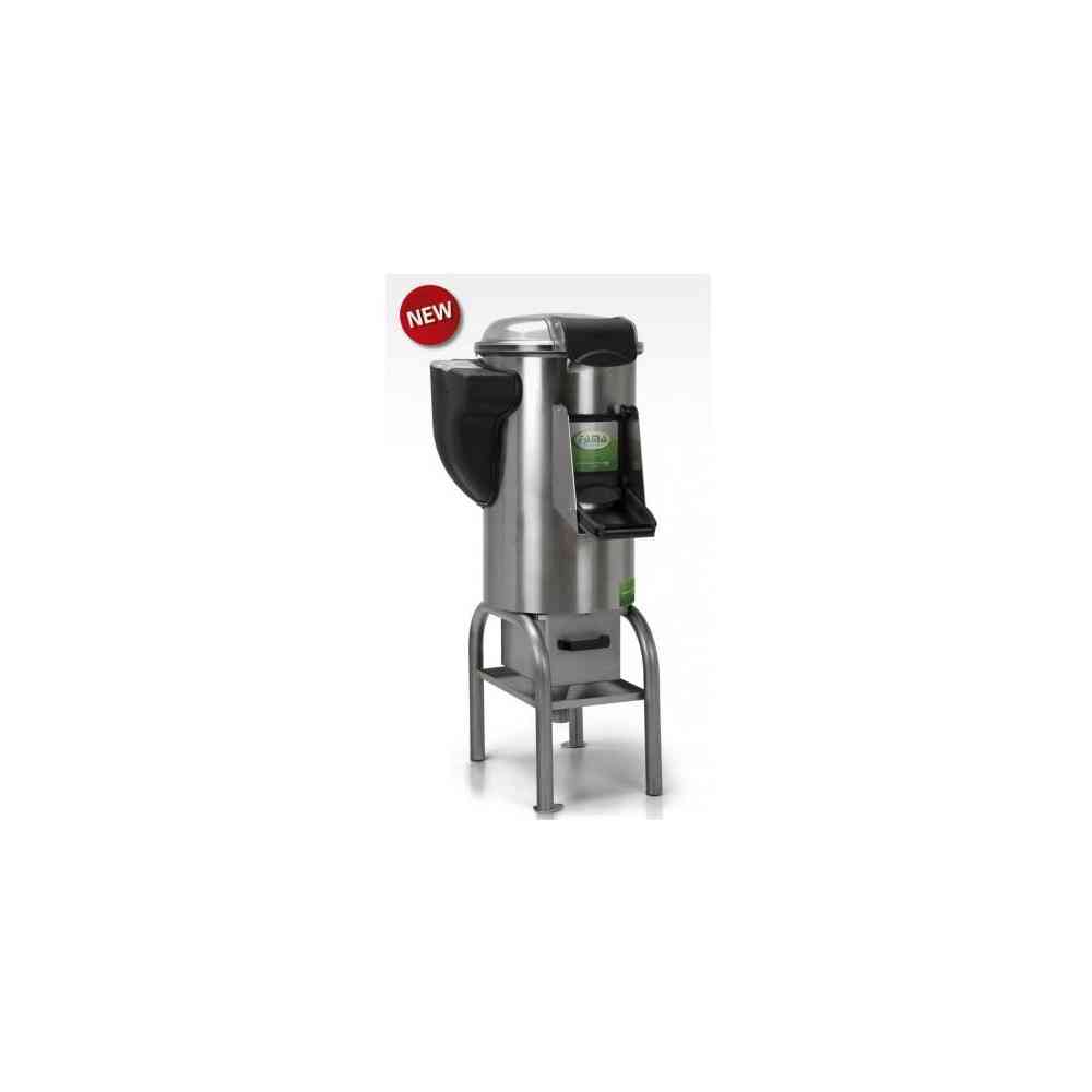 POTATO PEELER WITH DRAWER AND FILTER INCLUDED WITH SINGLE-PHASE 18KG HIGH BASE POTATO PEELER WITH DRAWER AND FILTER INCLUDED WITH SINGLE-PHASE 18KG HIGH BASE