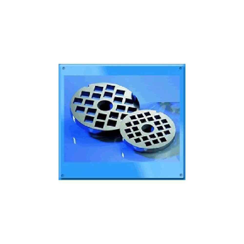PLATE MODEL 32 INOX IS HOLES 10X10 NOTCHES 1 PLATE MODEL 32 INOX IS HOLES 10X10 NOTCHES 1