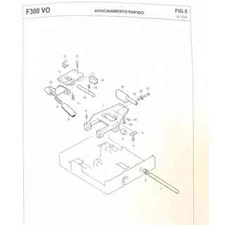 piastra avanzamento carrello affettatrice  volano rgv  f300 vo