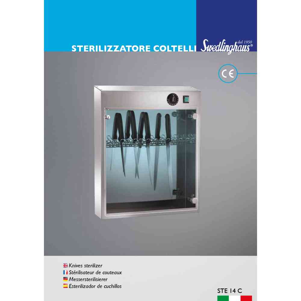 STERILIZZATORE PER COLTELLI E POSATE SWEDLINGHAUS STE14C