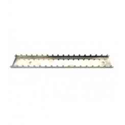 DENTIERA INOX INTERASSE FISSAGGIO MM 149 LUNGHEZZA MM 200X25