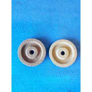 (816) (871) pair of emery stones for rgv slicer diam 40 fine and coarse grain