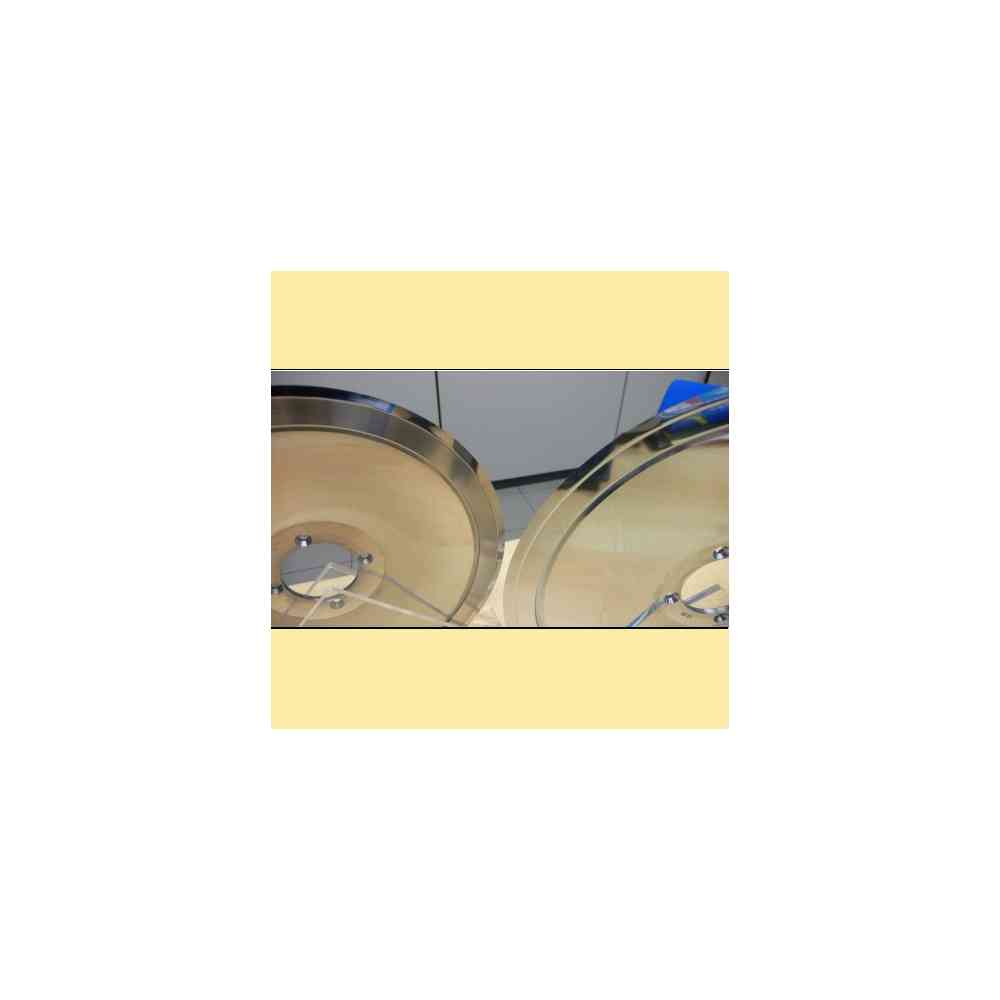 LAMA PER AFFETTATRICE 360 MATERIALE 100CR6 RIBASSATA TERZA GENERAZIONE LAMA PER AFFETTATRICE 360 MATERIALE 100CR6 RIBASSATA TERZA GENERAZIONE