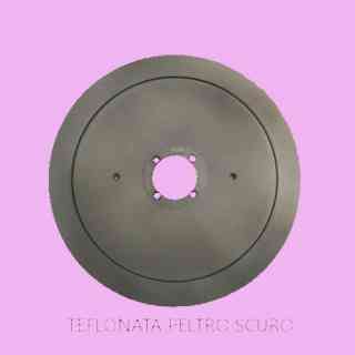 lama per affettatrice 275 diametro 27,5cm /40/3/218/21,5 c45 ptfe peltro scuro teflonata