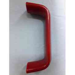 """U"" TROLLEY HANDLE INTERSSE HOLES 115MM RED"